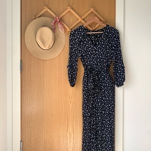 MADEWELL Ruffle-Sleeve Tie-Waist Jumpsuit